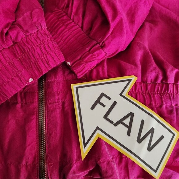 Vintage Bocoo Womens 100% Silk Full Zip Jacket Size M‎ Hot Pink Track Jacket - Picture 10 of 14